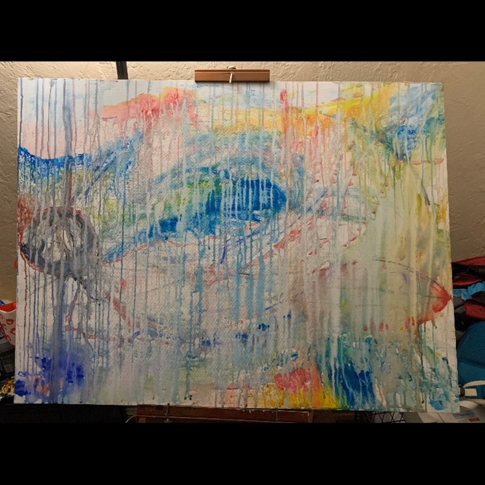 Abstract Art: “eye see blu”